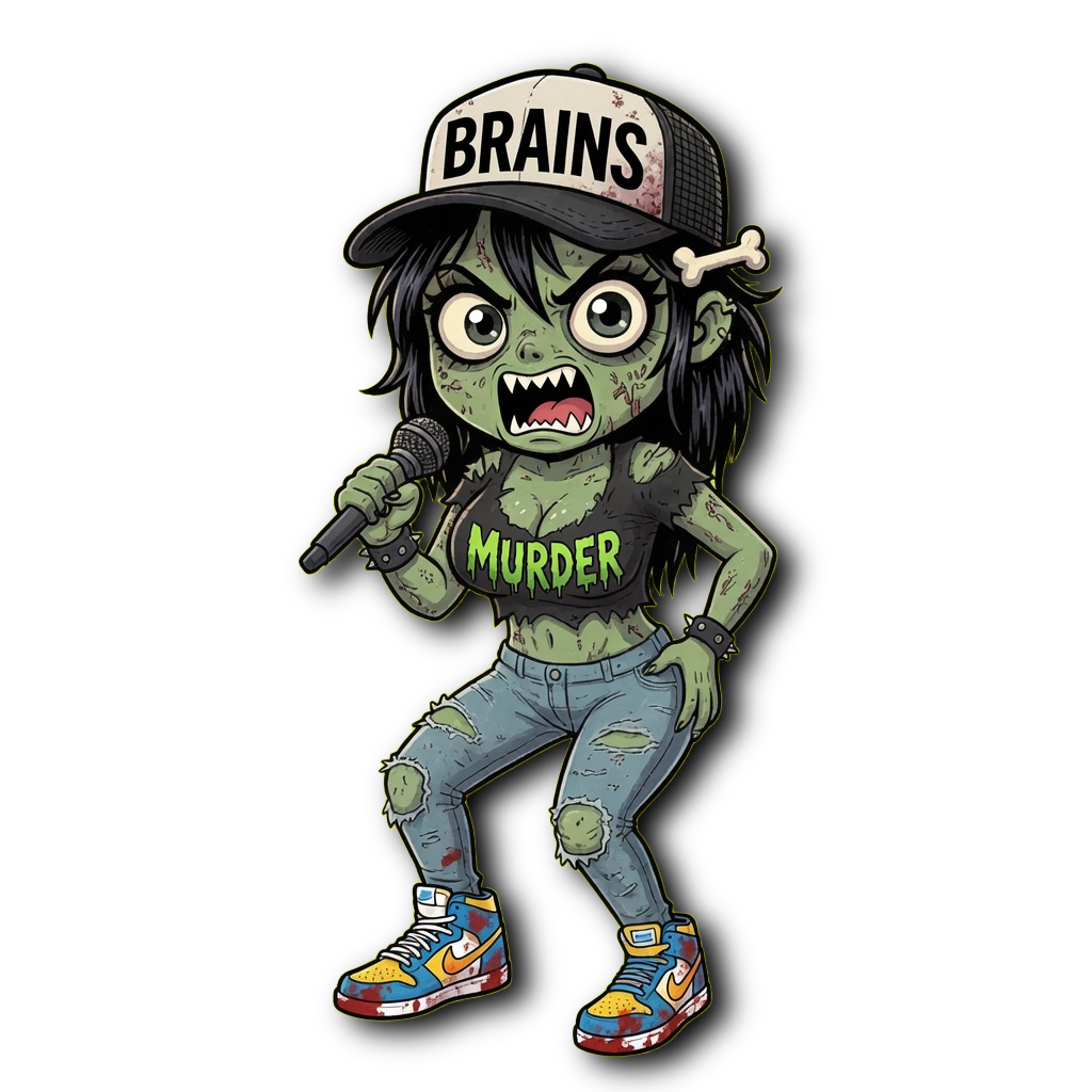 rebeccaBLEGH! — chibi zombie vocalist